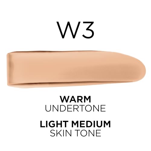 L’Oréal Paris 0071249671818 L'Oreal Paris True Match Super-Blendable Foundation, Medium Coverage Liquid Foundation Makeup, W3, Light Medium thumb #1