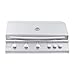 RCS Premier Series 40-Inch 5-Burner Built-In Propane Gas Grill With Rear Infrared Burner & Grill Lights - RJC40ALLP