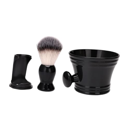 NOLITOY Shaving Kit Beard Brush and Bowl Set Shaving Brush Stand Shave Bowl for Men