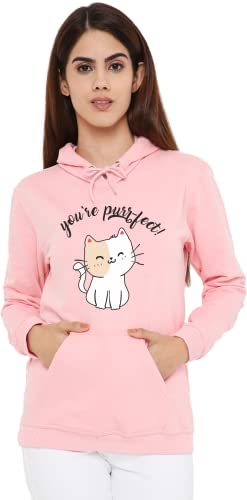 Image of BE SAVAGE Women's Purrfect Hoodie Suitable for Summer & Winter