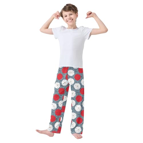 Hand Drawn Umbrellas Rain Boys Pants for Kids Jogger Pants with Pockets S-XL2
