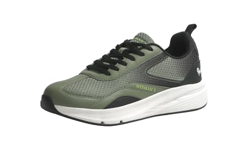 Image of Neeman's Light Trainers Sneakers for Men | Comfortable & Flexible Eva Mid Sole and Breatheble Mesh with Gradient Prints