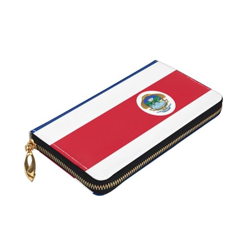 SEAEAGLE costa rica flag Womens Longer Wallet Card Holder Fashion Long Hand Bag