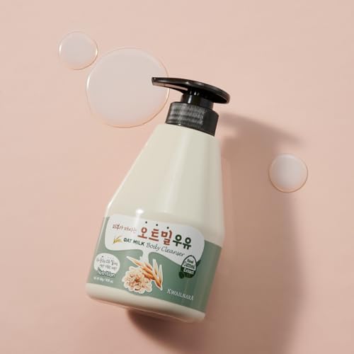 Kwailnara Oat Milk Body Wash – Korean Body Wash with Oat Extract for Nourished and Soothed Skin 560 g / 19.75 oz.