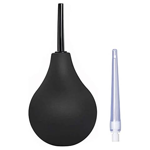 OOCOME Enema Bulb Kits Medical Silicone Douche Bulb for Anal Colonic Vaginal Cleaning FDA Certified 224ml Cover