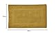 Drift Home - Weiche & saugfähige Premium-Badematte (50 x 80 cm) – nachhaltige Baumwolle (BCI) – recycelt – maschinenwaschbar – gelber Ocker Badteppich