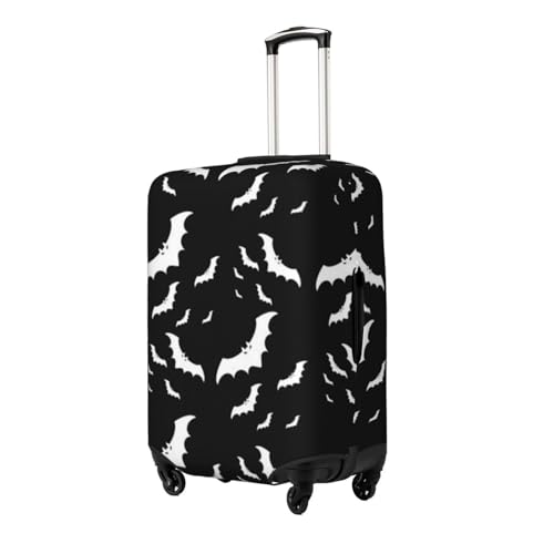 Halloween Flying Bats Print Luggage Suitcase Covers Elastic Washable Luggage Protector Luggage Covers For Suitcase2