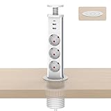 Compatibilité ultra-large: Meisax multiprise encastrée est compatible avec une multitude d'appareils, y compris les ordinateurs, réfrigérateurs, machines à laver, sèche-cheveux, micro-ondes, machines à café, ventilateurs, ainsi que les appareils électroniques portables comme les smartphones et tablettes