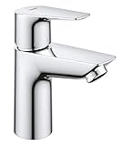 Installazione monoforo, leva in metallo, cartuccia a dischi ceramici Grohe Longlife da 28 mm