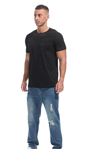Pocket Tee Men - Premium Cotton T-Shirt with Chest Pocket |Classic Men's Pocket T Shirt for Casual4