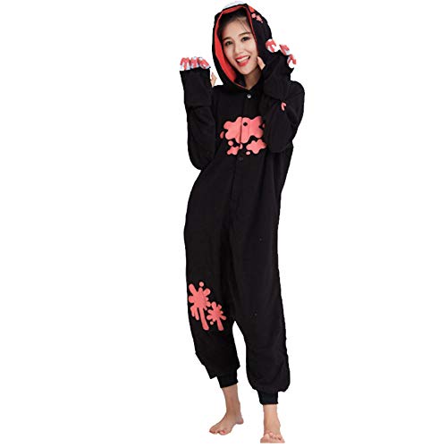Gloomy Bear Plush Onesie Pajamas,Adult Animal Cosplay Costumes for Women Men Gloomy Bear Plush One Piece Pajamas Cosplay Animal Homewear Sleepwear Jumpsuit Costume for Women Men