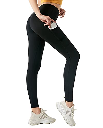 Zusigel women's high waisted yoga pants with pockets ru…