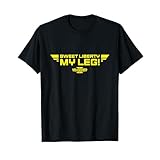 Helldivers 2 Sony PlayStation Game Sweet Liberty My Leg Tシャツ