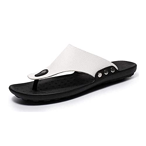 Shoes Casual and Breathable Beach Slippers Men's Casual Sandals and Slippers Stylish Breathable Lightweight Sandals 39EU-44EU Black 42EU (Black 40EU)2