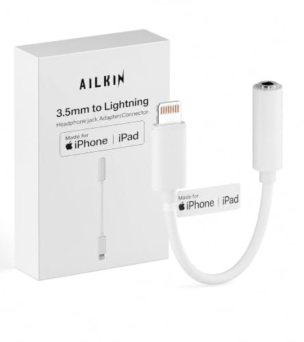 Basesailor Lightning to 3.5mm Audio Adapter for iPhone WHITE - Image 2