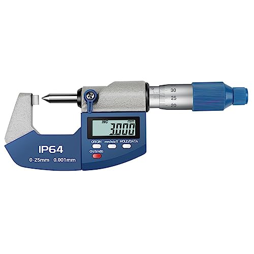 Crimp Height Digital Micrometer, Electronic Micrometer Measuring Tool, 0-1