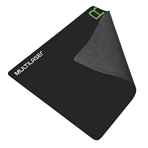 Combo Mouse e Mousepad Gamer 3200DPI Preto e Verde Multilaser - MO273