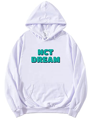 NCT DREAM Hoodie kpop Merch - HOT SAUCE Album Sweater JAEMIN CHENLE JISUNG Funny Hoody Unisex-White_Large