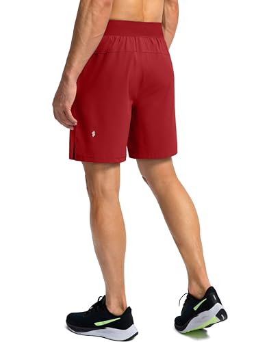 Image of Soothfeel Men's Running Shorts with Zipper Pockets 9 inch / 7 inch / 5 inch Quick Dry Eight Basketball Gym Workout Athletic Shorts
