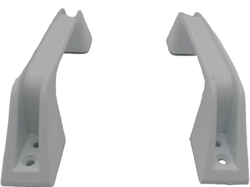 CR-MOESANCO® Remorque Mobile à 2 poignées pour Caravane (Blanc)