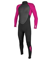Reactor II 3/2mm Back Zip Full Wetsuit, Berry, Jahre 14