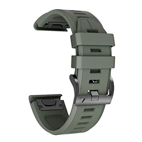 Bracelet premium en silicone agate de 22mm pour montre Garmin Fenix 6 Pro et 5