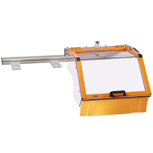 Lathe Guard. 18" Wide, Hinged. Fits machines with up to 12" Chuck Diameters. Standard Model, Part # LG-TR3-18 by ATS Machine Safety Solutions