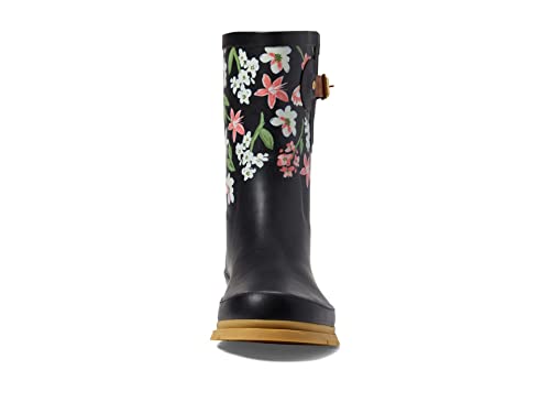 Image of Western Chief Women's Waterproof Mid Rain Boots | Ladies pull on mid rain boots with adjustable buckle, cushioned insole, and rubber outsole for wet weather and outdoor wear.