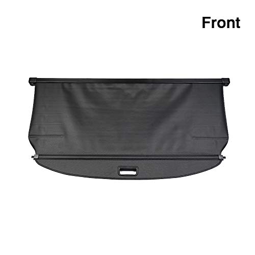 Powerty Fit for Cargo Cover Kia NIRO 2017-2022 Rear Trunk Shade Retractable Trunk Shield Luggage Tonneau Security Cover Black (Not for 2023 NIRO)