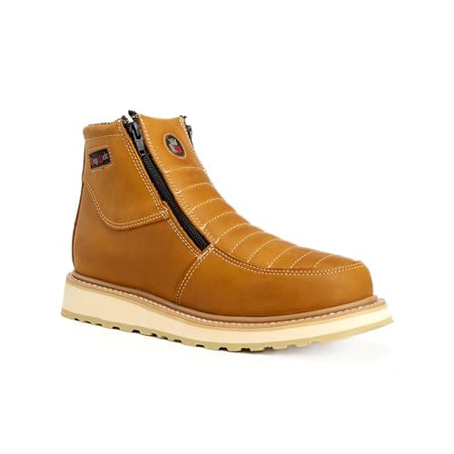 Ultra Flex 6" 339 Havana Zipper Double Density Steel Toe Lightweight Men Work Boots4