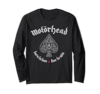 Born To Lose Live To Win design. Official Motörhead Merchandise Motörhead T-Shirts for Men, Women, Girls and Boys; Motörhead Apparel; Motörhead Tees; Motörhead T-shirt for Adults; Motörhead T-Shirts for Kids; Motörhead Band Tee; Oversized T-shirts Li...