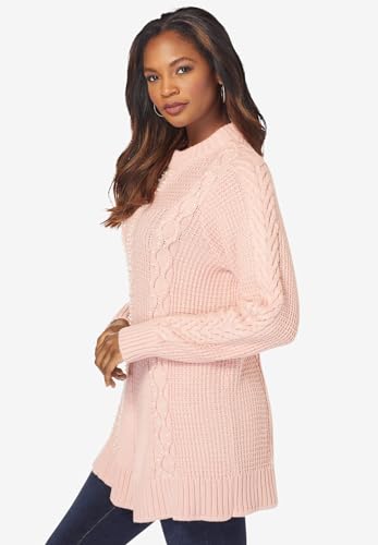 Roaman's Women's Plus Size Fit and Flare Sweater3