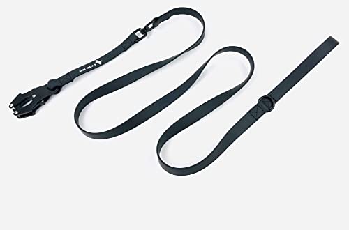 Biothane Heavy Duty Dog Leash - Tactical Dog Lead Quick Release Locking Cable Carabiner Clasp - Odor Proof Waterproof Pvc Rubber Coated Nylon Webbing L Xl Xxl Pet Or K9 Dog Leashes #TOP6