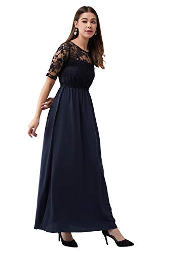 Image of Miss Olive Women's Crepe Skater Maxi Dress