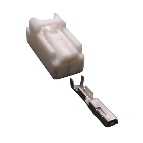 automotive wire connectors 1/5/10 Pcs 2 Pin 1300-9342 90980-12498 Automotive Cable Harness Socket Car maintenance(Female with Pin,5pcs)