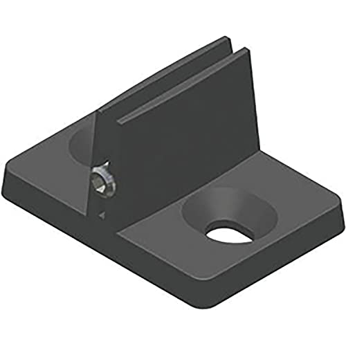 HALCÖ Schiebetürbeschlag für Holz-Schiebetüren, Holzstärke 35-45 mm Komplettset, mit Laufschiene 2000 mm, Schwarzstahl