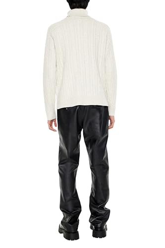 Forever 21 Men's Coated Corduroy Slim-fit Pants4