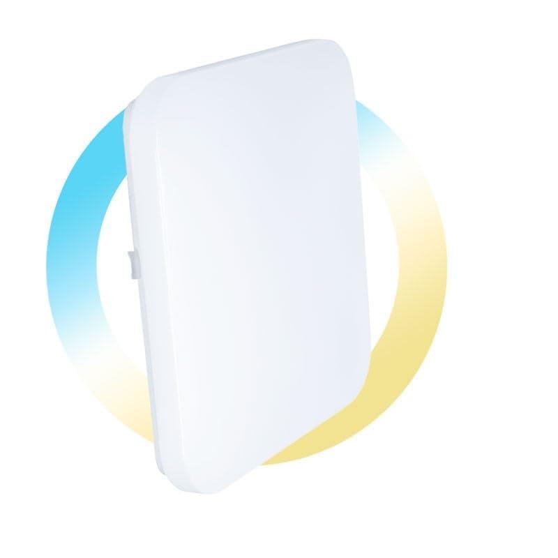B·LED BARCELONA LED - Plafón cuadrado de superficie LED BASIC CCT - 24W - IP20