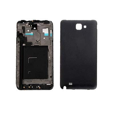 MEIYU LONG MEI ZL High Qualiay Full Housing Chassis (LCD Frame Bezel + Back Cover) for Galaxy Note II / N7100(Black) (Color : Black)