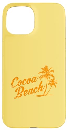 ココアビーチ フロリダ ヴィンテージ レトロ アンティーク調デザイン お土産 スマホケース iPhone 15 用