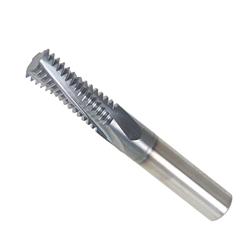 Image of waltyotur Carbide End Mill 5 /8-11 Inch Suitable for Aluminum Cutting Non-Ferrous Metal Up Cutting