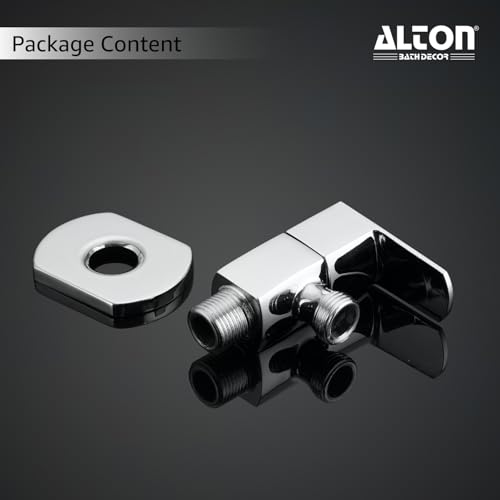 Image of ALTON QDRL5825 Brass, Angle Valve With Wall Flange (Chrome)
