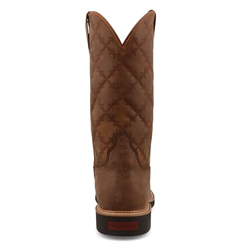Image of Twisted X Men's 12 inch Tech X Boot, Wide Square Toe with CellStretch and Tech X