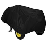 Prtyking Log Splitter Cover, Heavy Duty 420D Waterproof UV Resistant Breathable Oxford Fabric Wood Splitter Cover Fit Gas or Electric Log Splitters, Indoor/Outdoor (82' L x 45' W x 34' H) - Black