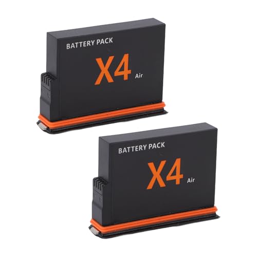 Batería X4 Air de 2050mAh Vikye con fundas protectoras para almacenamiento seguro