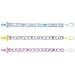 Littleforbig Adult Pacifier Clip Big Size Pacifier Holder Clips 3 Packs Little Cuties - Pink, Yellow, Blue