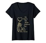 Femme Ma sœur fait partie de mon enfance qui ne peut jamais être perdue T-Shirt avec Col en V