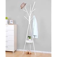 Freestanding Iron Coat Rack Elegant Wrought Iron Design Stylish Floor Stand Hanger for Home Entryway Color B Space-Saving for Coats and Accessories