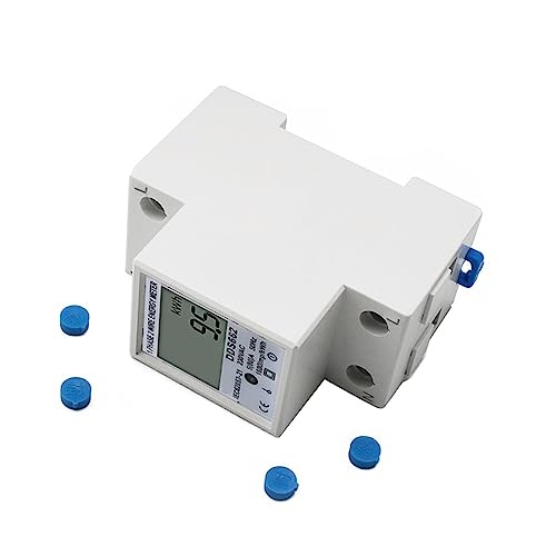 Compteur électrique KWh monophasé 230V avec écran LCD rétroéclairé