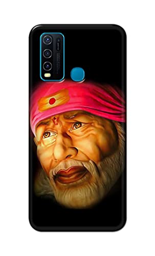 Image of PRINTFIDAA Sai Baba Lord Shiridi Great God Hinduism Religious Hard Back Cover for Vivo Y30 / Vivo Y50 Back Cover -(P6) KAT1002